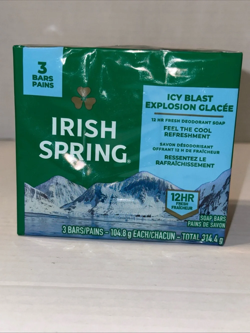 Icy Blast Deodorant Soap Bars - Green
